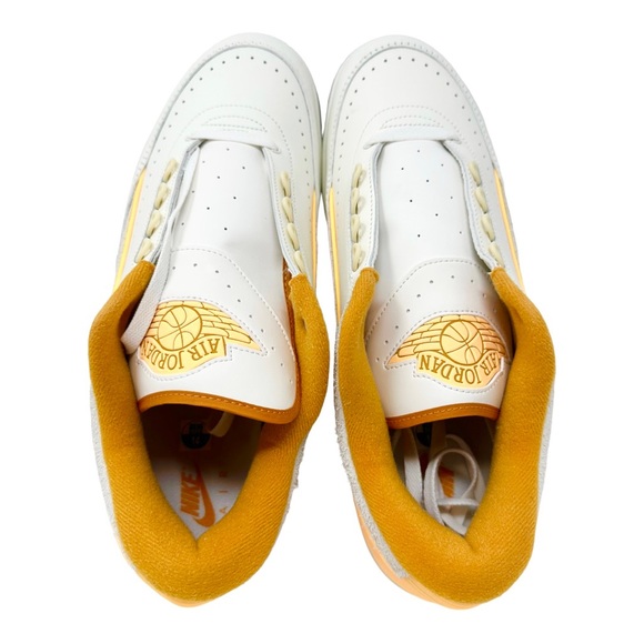 Air Jordan 2 Retro Low DV9956118 Sail/Light Curry/Cobblestone/Melon Tint Size 14 - Picture 4 of 9